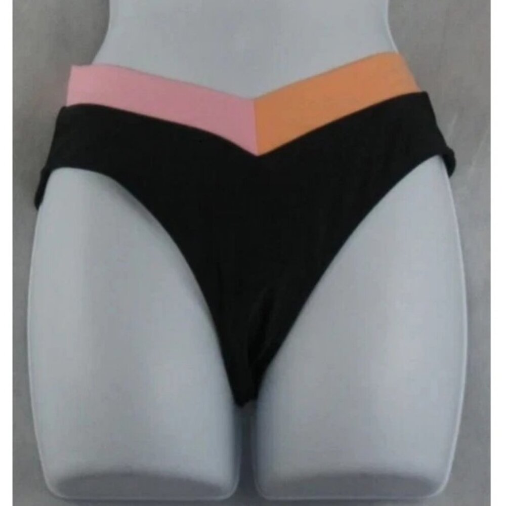 NWT Salt + Cove Juniors Bikini Bottom Swimsuit, Black Multi, XL